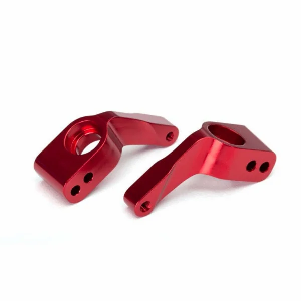 Traxxas Aluminium Stub Axle Carriers red-anodized