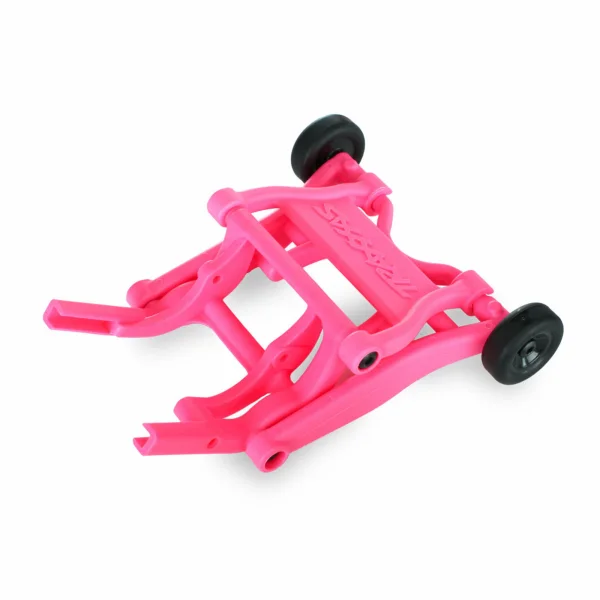 Traxxas Wheelie bar assembled (pink) (fits Stampede Rustler Bandit series)