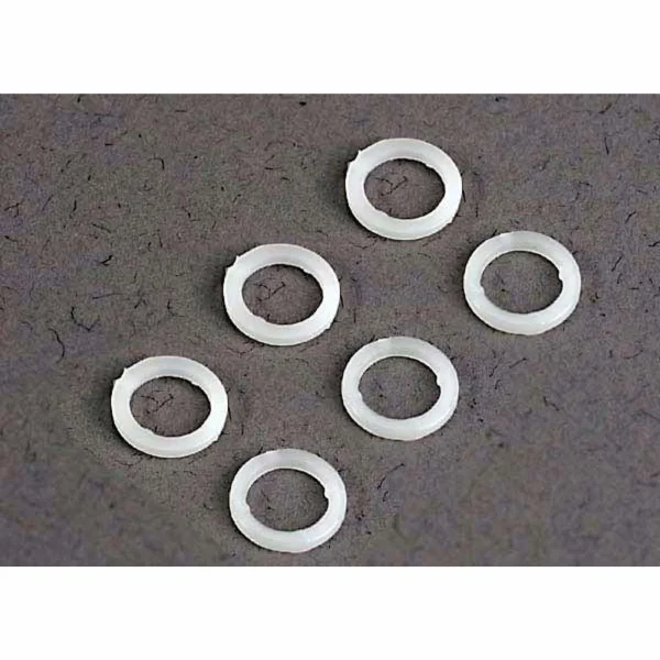 Traxxas White plastic washers (5x8x1.0mm) (6)