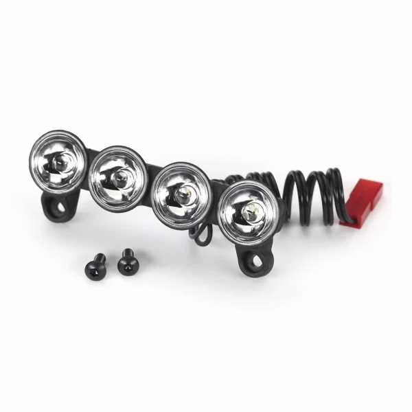 Traxxas LED light bar, front (assembled)/ 3x8 BCS (2)/ 25x8 BCS (2)