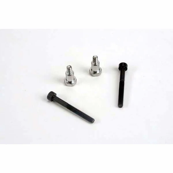 Traxxas Shoulder screws steering bellcranks (3x30mm cap-head machine) (2)/ draglink shoulder screws (chrome) (2)
