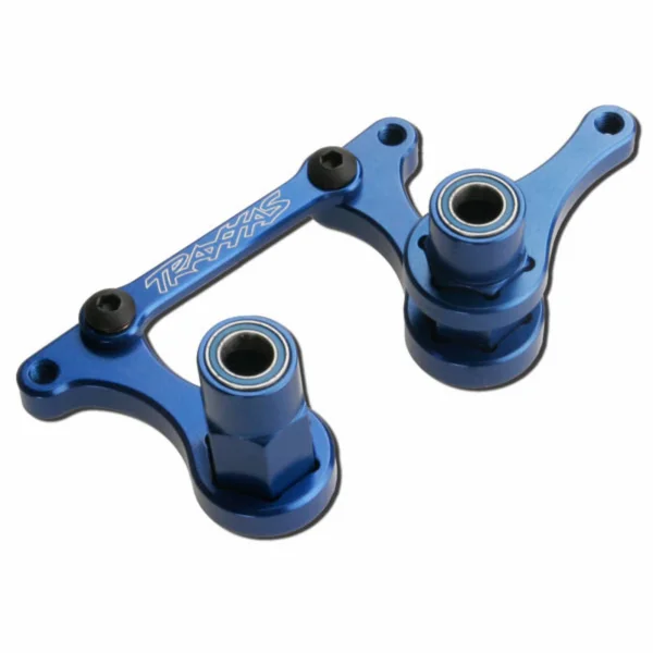Traxxas Aluminium Steering Bellcranks Blue-anodized