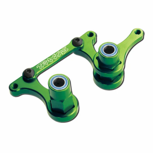 Traxxas Steering bellcranks drag link (green-anodized 6061-T6 Aluminium)/ 5x8mm ball bearings (4)/ hardware (assembled)