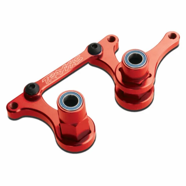 Traxxas Aluminium Steering Bellcranks Red-anodized