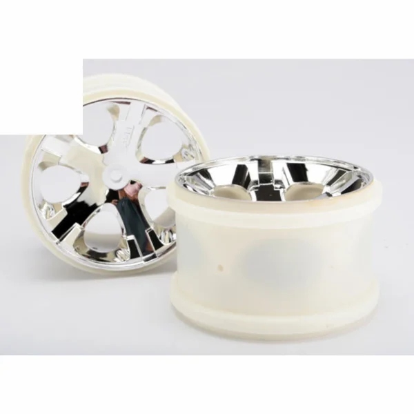 Traxxas All-Star 2.8 Wheels (chrome) (electric rear)