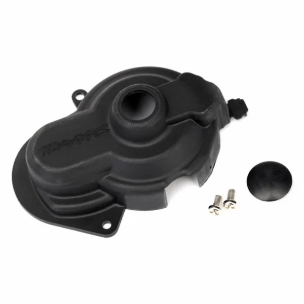 Dust cover/rubber plug (w/ screws) (Stampede/Rustler)