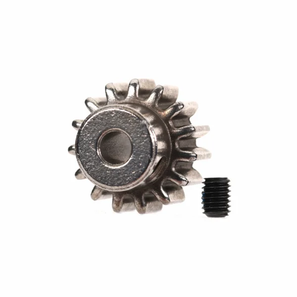 Traxxas Gear, 15-T pinion (32-pitch) (fits 3mm shaft)/ set screw
