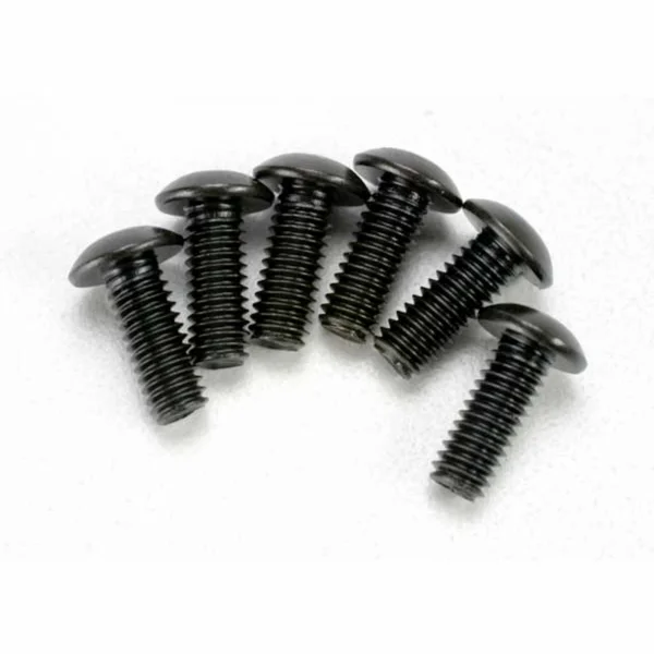 Traxxas Screws 4x12mm button-head machine (hex drive) (6)