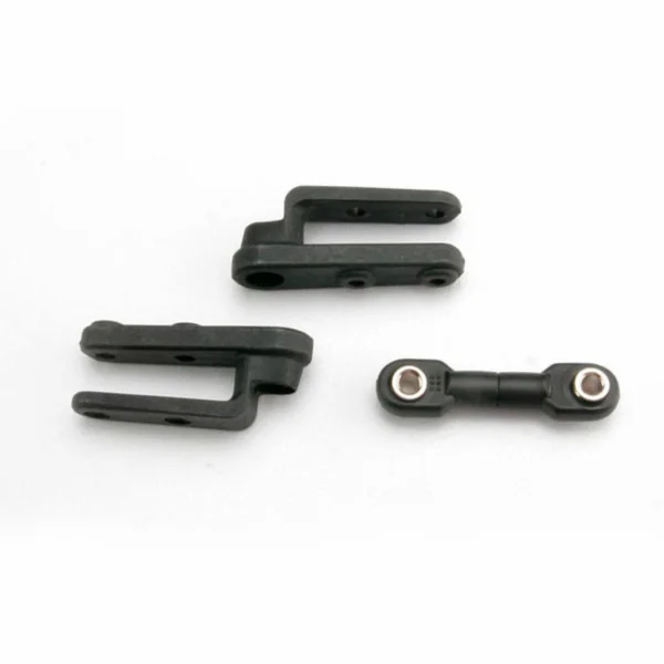 Traxxas Servo horns steering (2)/ steering link (3x12mm threaded rod (1)/ rod ends (2)/ hollow balls (2)