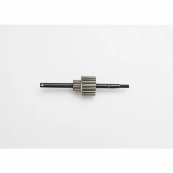Traxxas Input shaft/ drive gear assembly (18-tooth steel top gear)