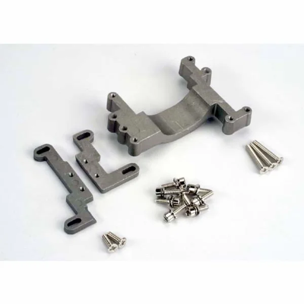 Traxxas Engine mount 2 piece Aluminium (w/ screws) (N. Stampede)