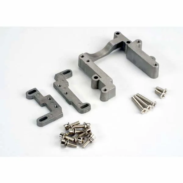 Traxxas Engine mount 2 piece Aluminium (w/ screws) (N. Rustler/Sport)