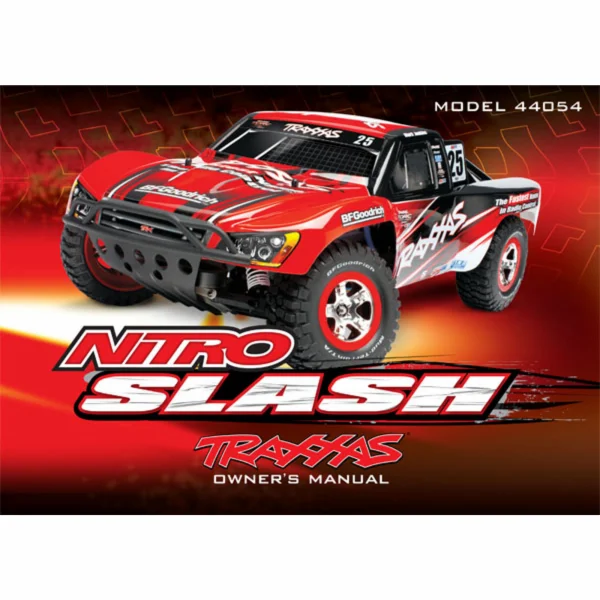 Traxxas Owners manual Nitro Slash