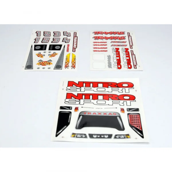 Traxxas Decal sheet Nitro sport