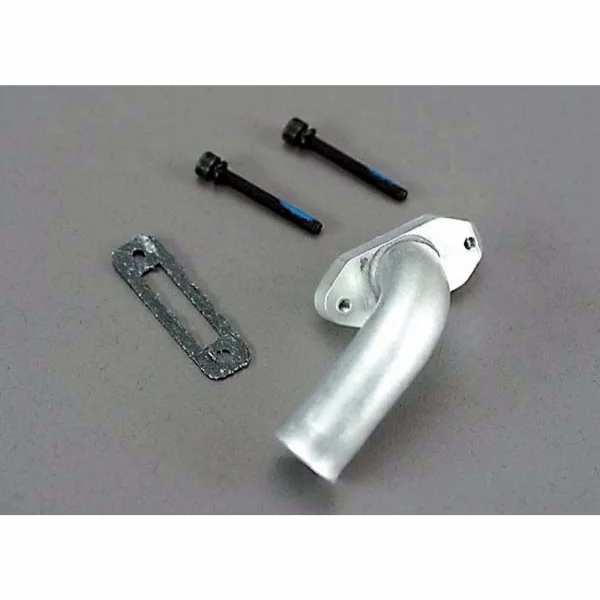 Traxxas Exhaust header w/ gasket screws