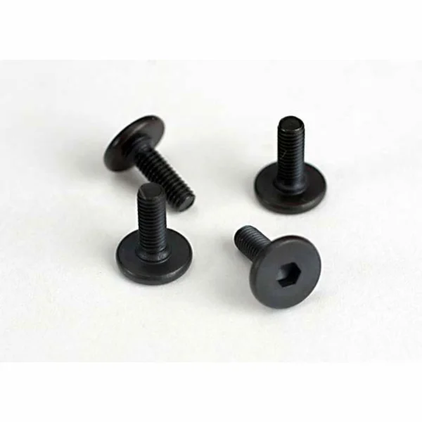 Traxxas Screws 3x10mm flat-head machine (hex drive) (4)