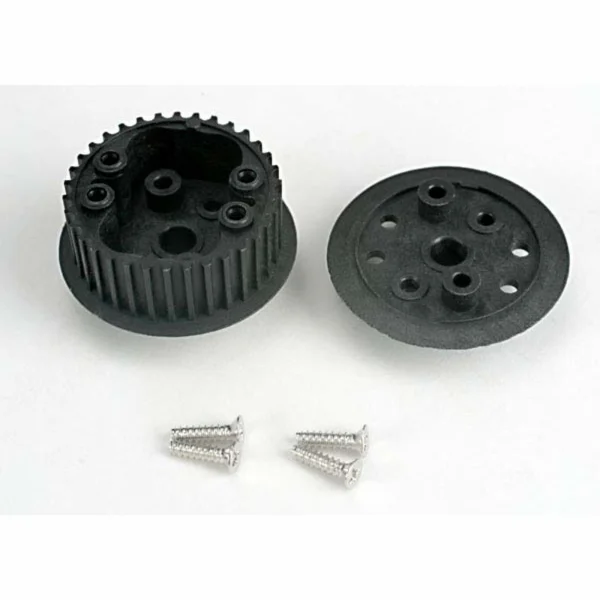 Traxxas Differential (34-groove)/ flanged side-cover screws