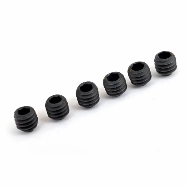 Traxxas Screws, set (grub), 4mm (with heavy duty threadlock) (6)