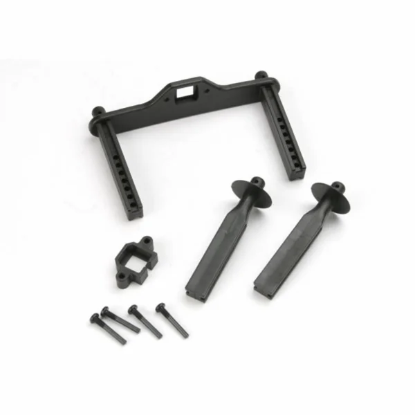 Traxxas Body mount posts front (2)/ body mount rear/ body mount screw pins (4)
