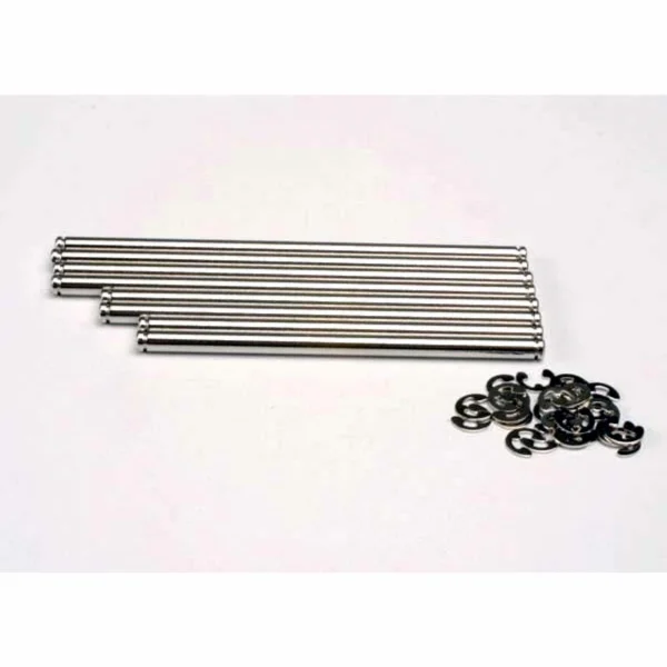 Traxxas Suspension pin set stainless steel (w/ E-clips)