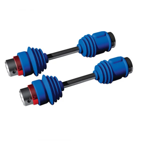 Traxxas Driveshafts center T-MAXX 2.5 (steel constant-velocity) front (1)/ rear (1) (assembled w/inner and outer dust boots for T-MAXX w/Optidrive transmission)