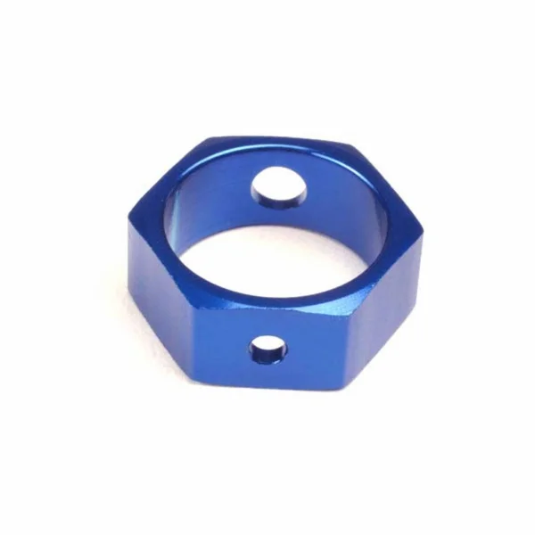 Traxxas Brake adapter hex Aluminium (blue) (use with HD shafts)