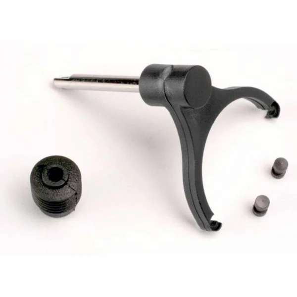 Traxxas Shift fork-shaft/ shift fork pads (2)/ rubber shift shaft seal