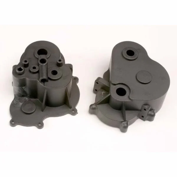 Traxxas Gearbox halves (F R)/ rubber access plug