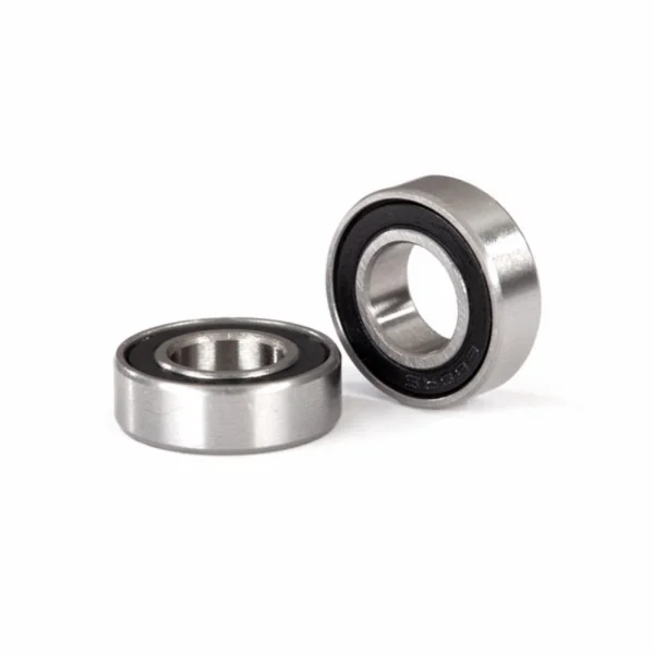 Traxxas Ball bearings, black rubber sealed (8x16x5mm) (2)