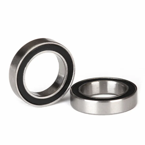 Ball Bearings Black Rubber Sealed (12x18x4mm) (2)