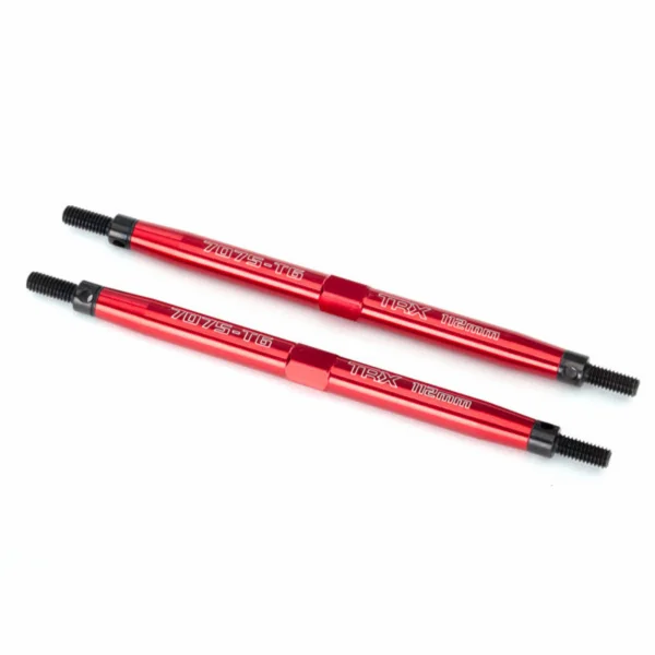 Traxxas 7075-T6 Red-Anodized Aluminium TUBES Toe Links