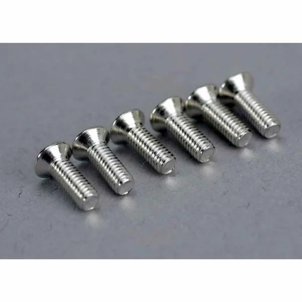 Traxxas Screws 2.6x8mm countersunk machine (6)