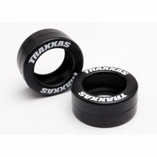 Traxxas Tires rubber (2) (fits Traxxas wheelie bar wheels)