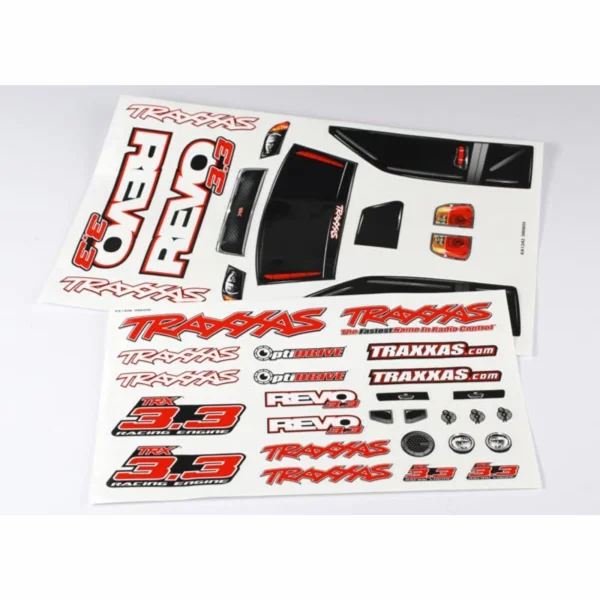 Traxxas Decal sheets Revo 3.3
