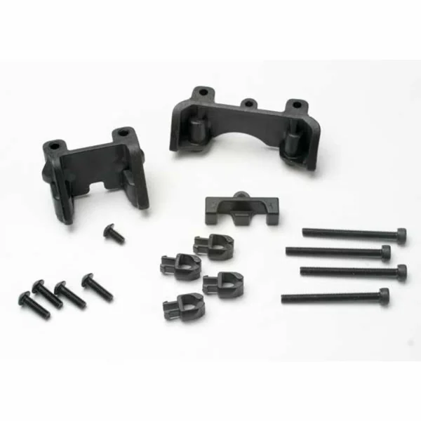 Traxxas Shock mounts (front rear)/ wire clip (1)/ chassis wire clips (4)/ 3x32mm CS (4)/ 3x6mm BCS (1)