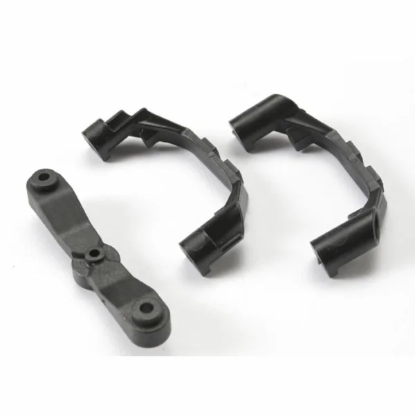 Traxxas Mount steering arm/ steering stops (2) (lower hinge pin retainer) (includes standard and maximum throw steering stops)