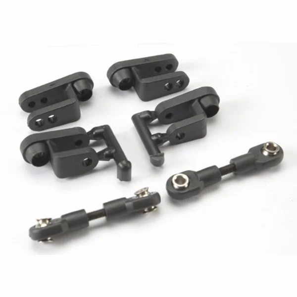Traxxas Servo horns steering long (2) short (2)/ linkage steering (3x20mm turnbuckle) (2)/ rod ends (short) (4)/ hollow balls (4)