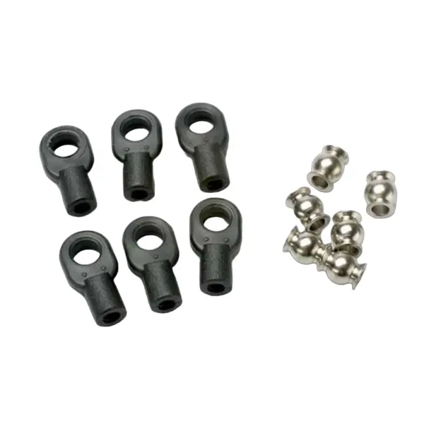 Traxxas Rod ends small with hollow balls (6) (for Revo steering linkage) — image 1 of 3