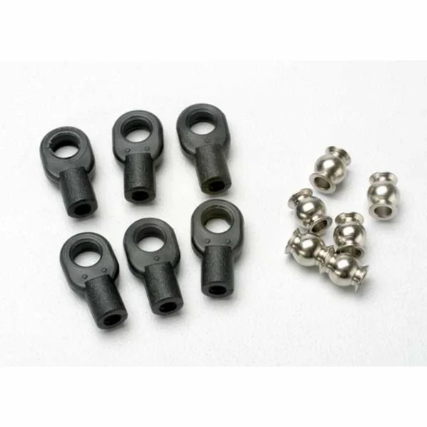 Traxxas Rod ends small with hollow balls (6) (for Revo steering linkage)
