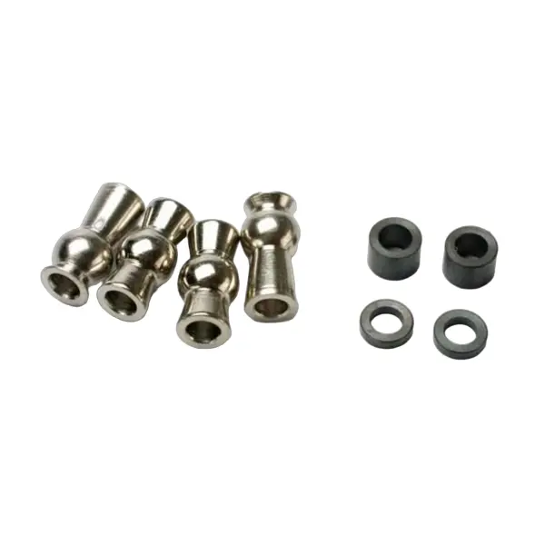 Traxxas Hollow ball tall centered (2)/ tall offset hollow ball (2)/ bump steer adjustment shims 3.5mm (2) 1.17mm (2) — image 1 of 4