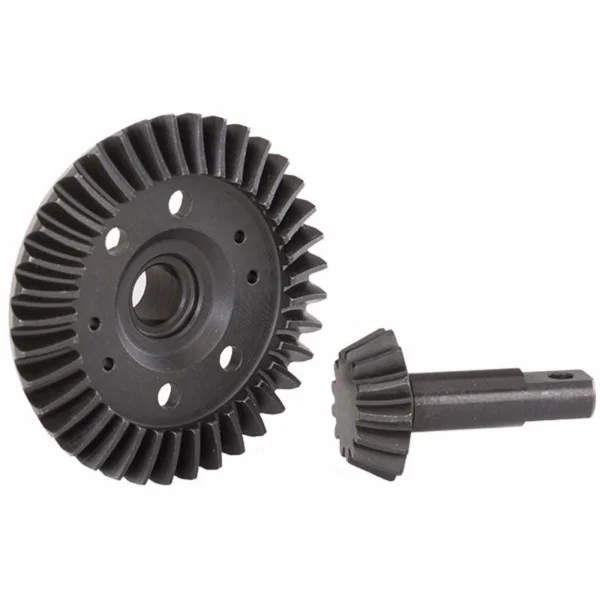 Traxxas Ring gear differential/ pinion gear differential (machined spiral cut) (front)