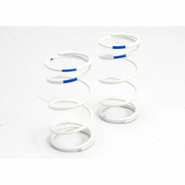Traxxas Spring Shock (white) (GTR) (rear) (1.6 rate blue) (1 pair)
