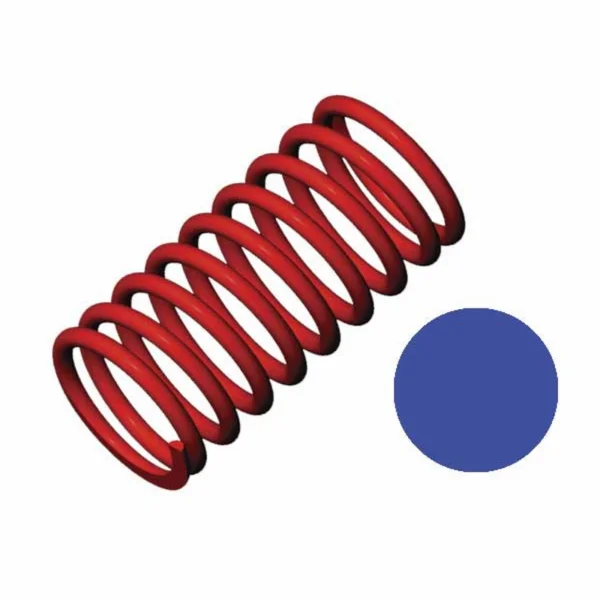 Traxxas Spring Shock (red) (GTR) (5.9 rate blue) (1 pair)