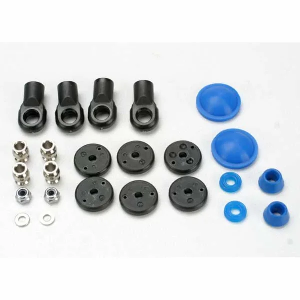 Traxxas Rebuild kit GTR Shock (x-rings bump stops bladders all pistons piston nuts Shock rod ends) renews 2 Shocks