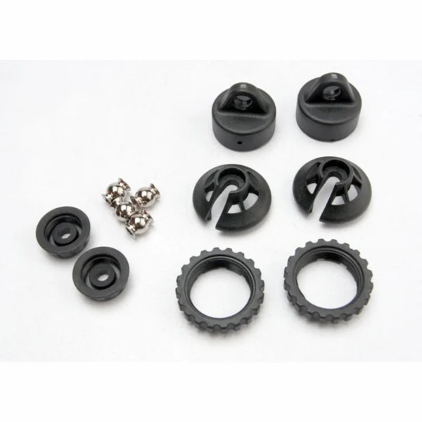 Traxxas Caps and spring retainers GTR Shock (upper cap (2)/ hollow balls (2)/ bottom cap (2)/ upper retainer (2)/ lower retainer (2)