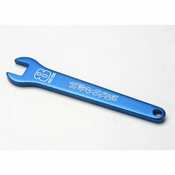 Traxxas Flat wrench 8mm (blue-anodized Aluminium)