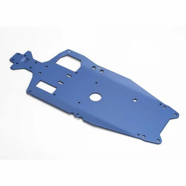 Traxxas Chassis 6061-T6 Aluminium (3mm) (anodized blue)/ adhesive foam pad (1)