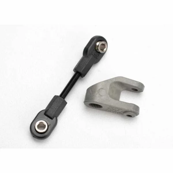 Traxxas Servo horn steering/ linkage steering (3x30 threaded rod)/ rod ends (2)/ hollow balls (2)