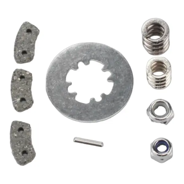 Traxxas Rebuild kit, slipper clutch (Steel disc / friction pads (3 pcs) / spring (2 pcs) / pin / 4.0mm NL (1) / 5.0mm NL (1) — image 1 of 3