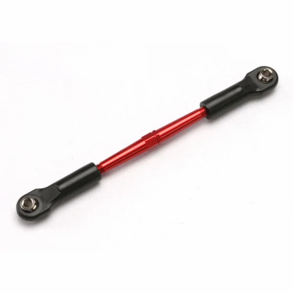 Traxxas Turnbuckle Aluminium (red-anodized) front toe link 61mm (1) (assembled with rod ends and hollow balls) (see part 5539X for complete set of Jato Aluminium turnbuckles)
